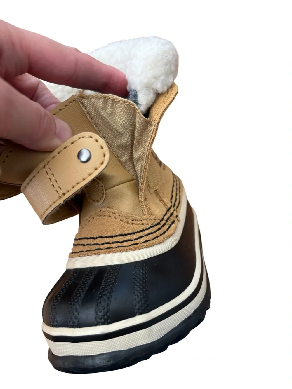 Sorel 1964 Pac Strap Baby/Toddler Boots Size 4- Like New